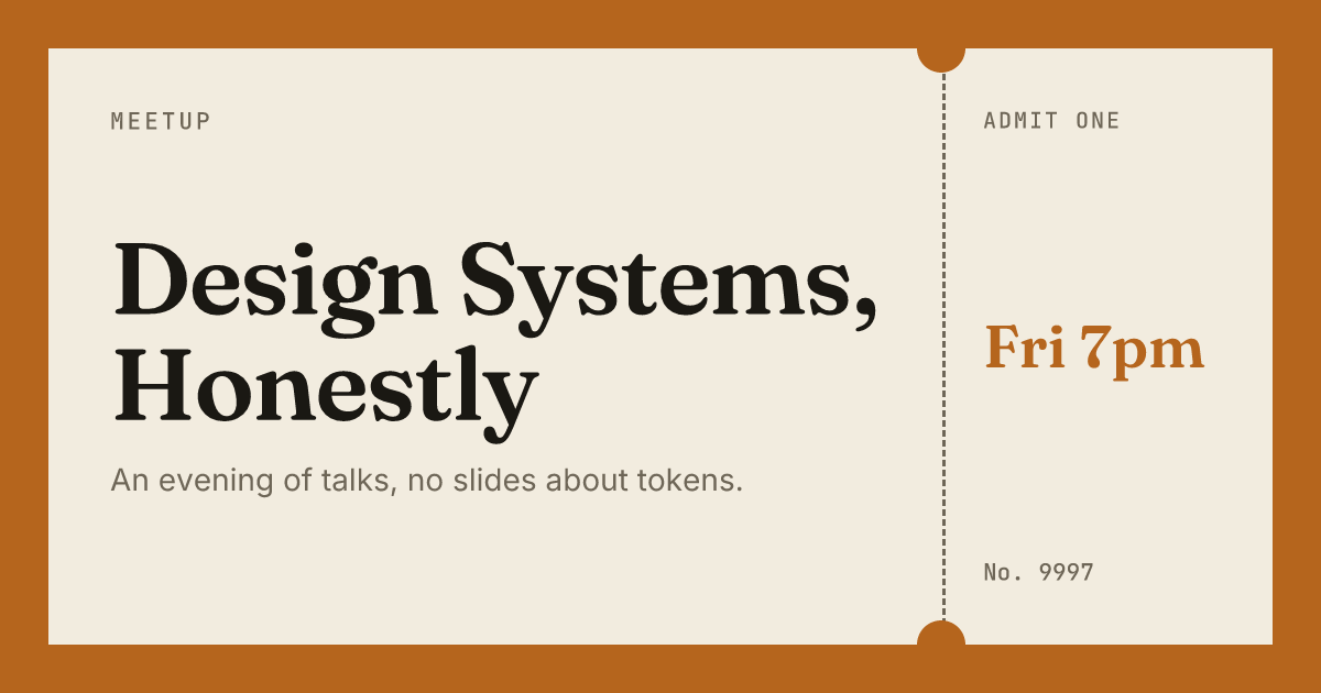 Ticket template